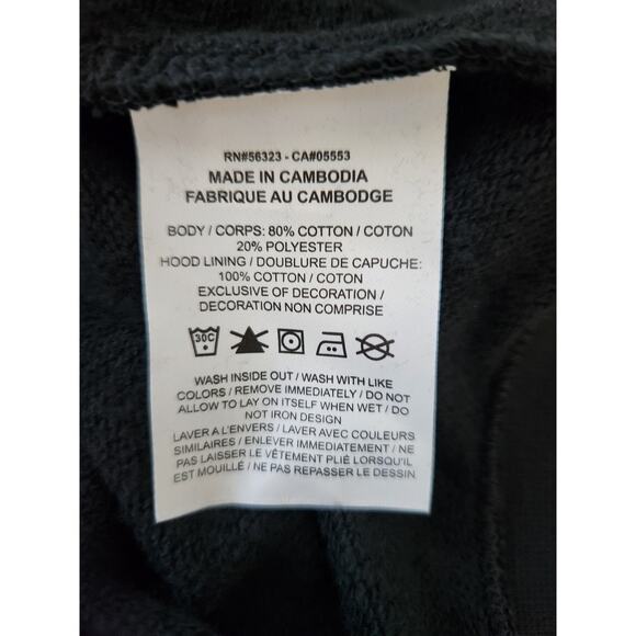 NWT Nike Women's Sportswear Club Fleece Pullover Hoodie Hoodie Black XS - Picture 8 of 8